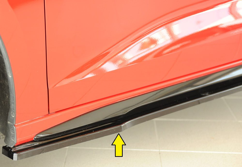 Extensión de talonera Rieger para Audi A3/S3 8Y