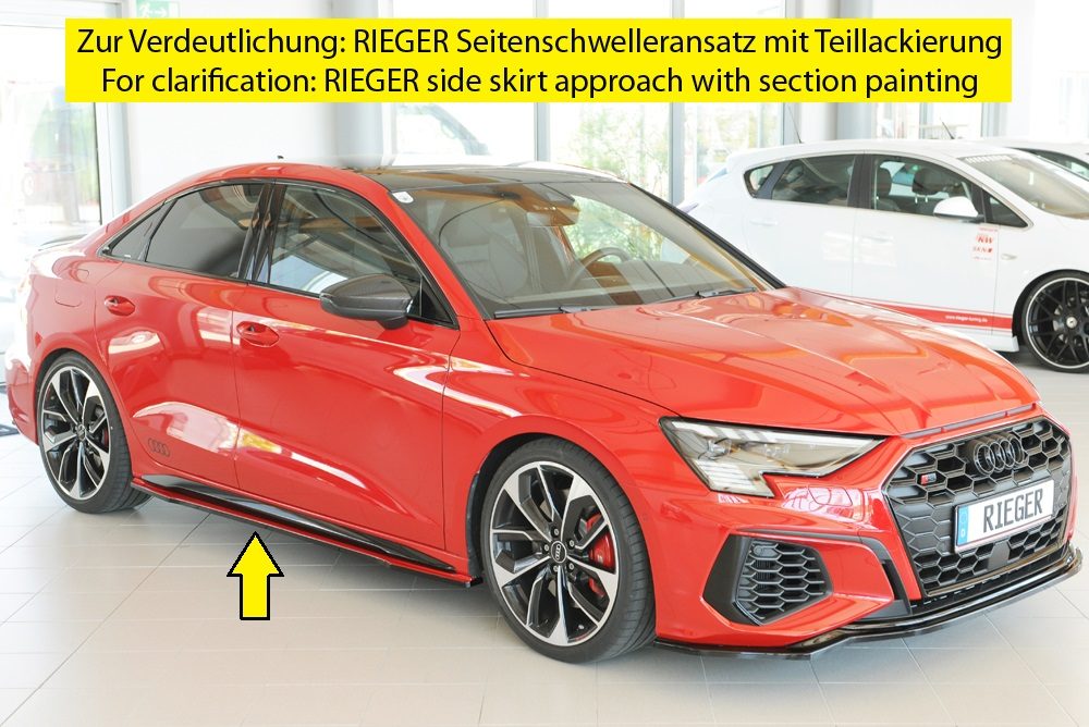 Extensión de talonera Rieger para Audi A3/S3 8Y