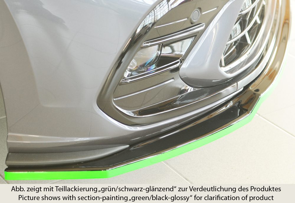 Splitter Rieger para Volkswagen Polo GTI/R-Line AW (después del facelift)