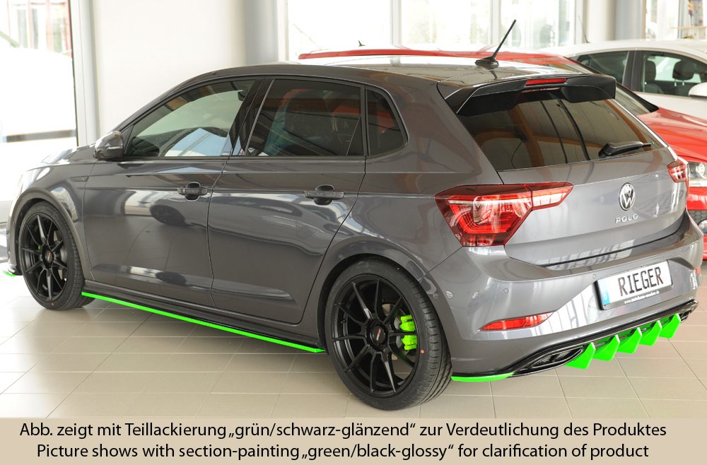 Extensión de talonera Rieger para Volkswagen Polo GTI/R-Line AW