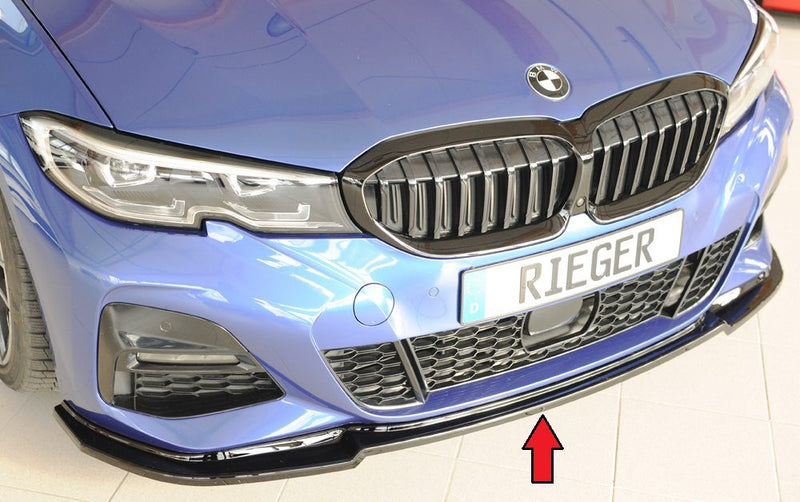 Splitter delantero Rieger para BMW Serie 3 G20/G21 (antes del facelift)