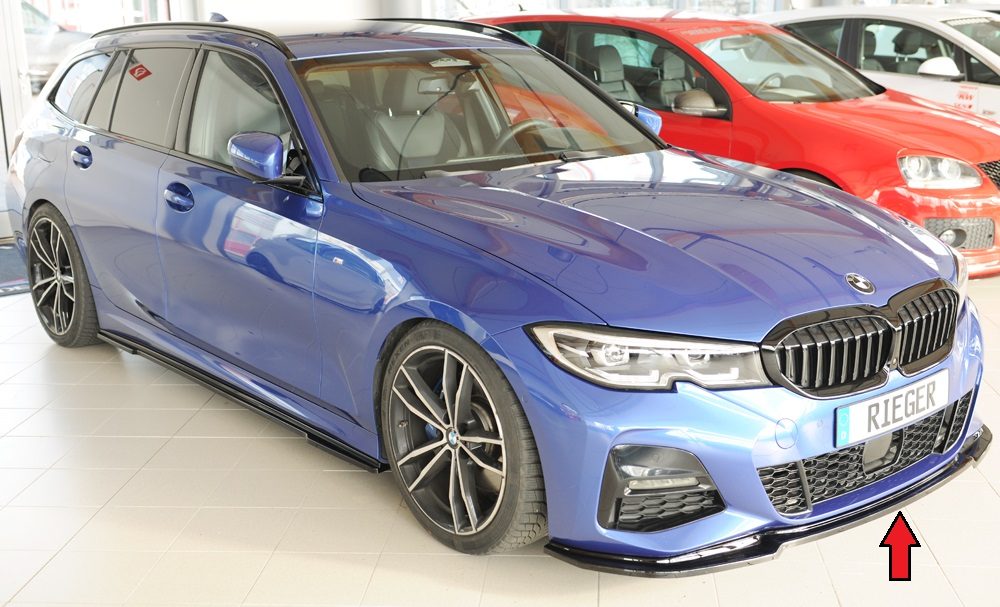 Splitter delantero Rieger para BMW Serie 3 G20/G21 (antes del facelift)