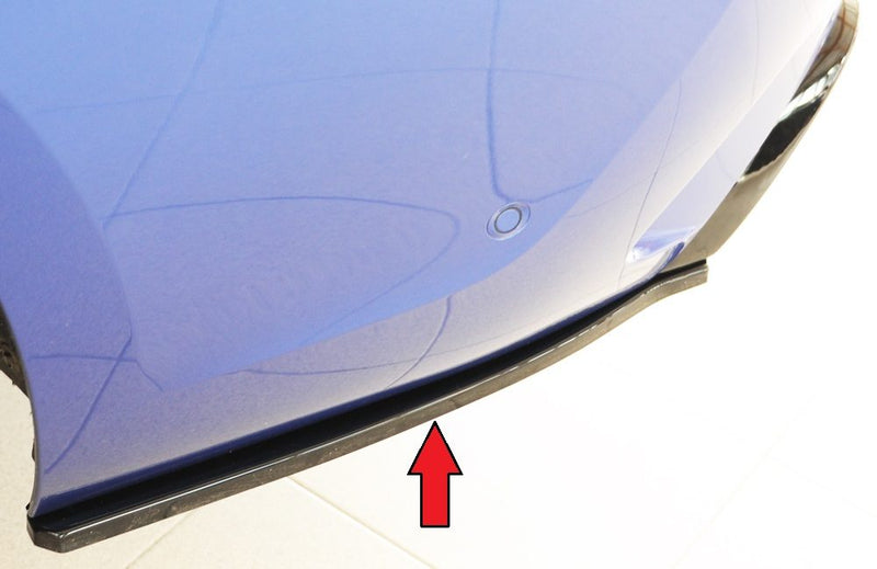 Splitter lateral trasero Rieger para BMW Serie 3 G20/G21 (antes del facelift) – solo para el difusor trasero Rieger (no vale para el M340)