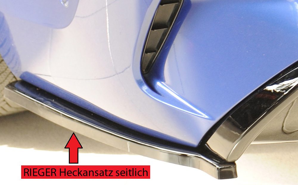 Splitter lateral trasero Rieger para BMW Serie 3 G20/G21 (antes del facelift) – solo para el difusor trasero Rieger (no vale para el M340)