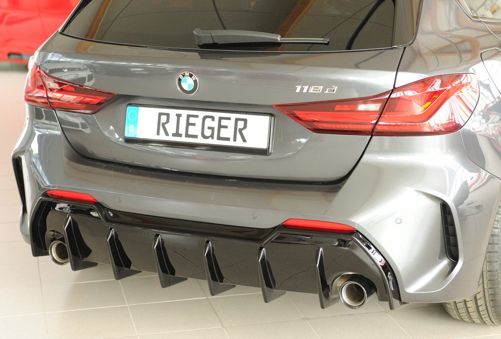 Difusor trasero Rieger para BMW Serie 1 F40