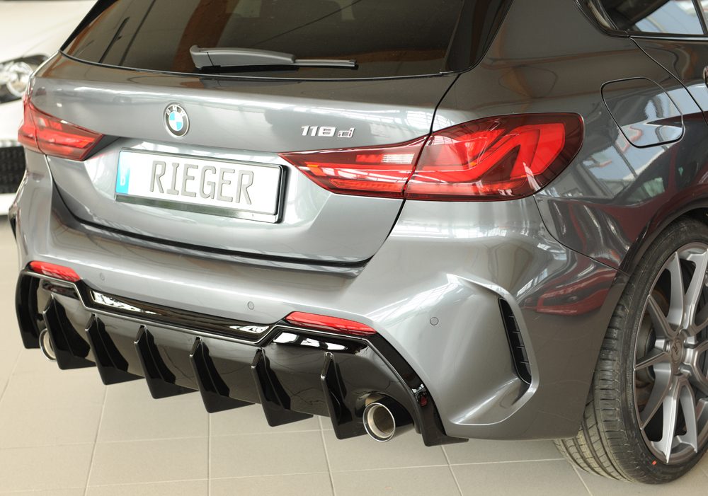 Difusor trasero Rieger para BMW Serie 1 F40