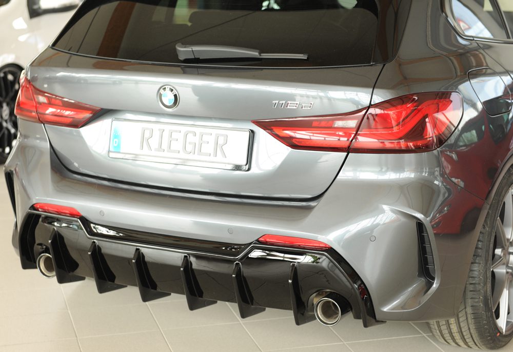 Difusor trasero Rieger para BMW Serie 1 F40