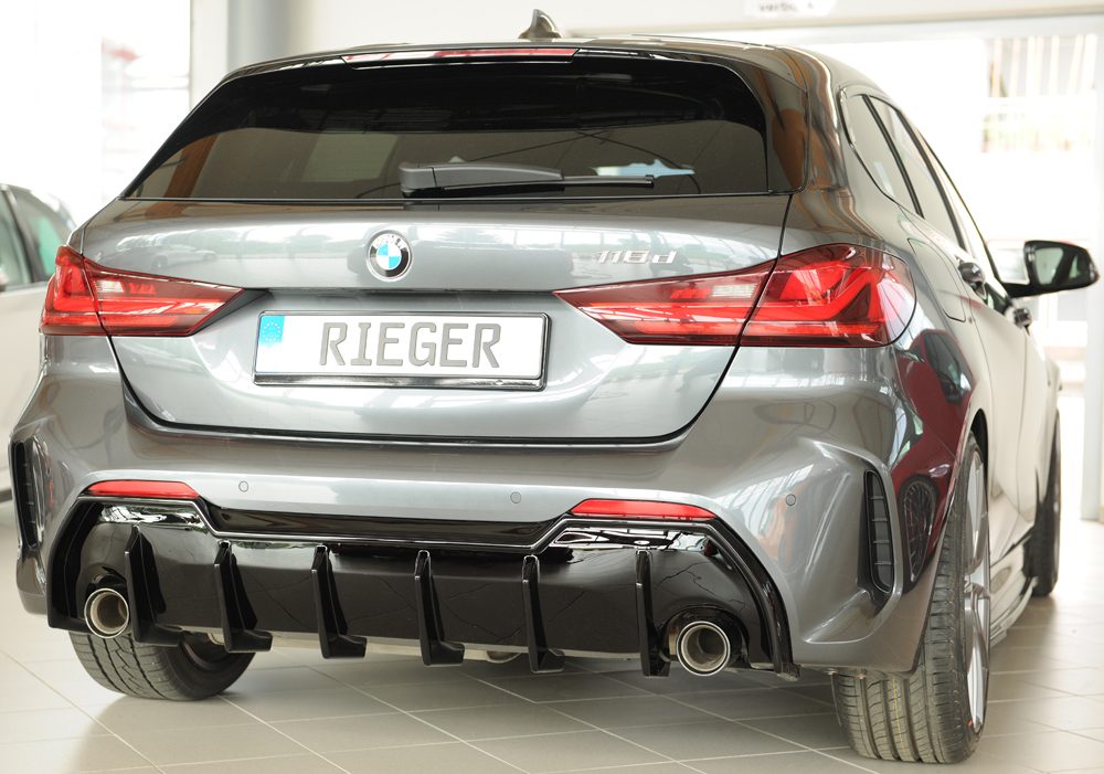 Difusor trasero Rieger para BMW Serie 1 F40