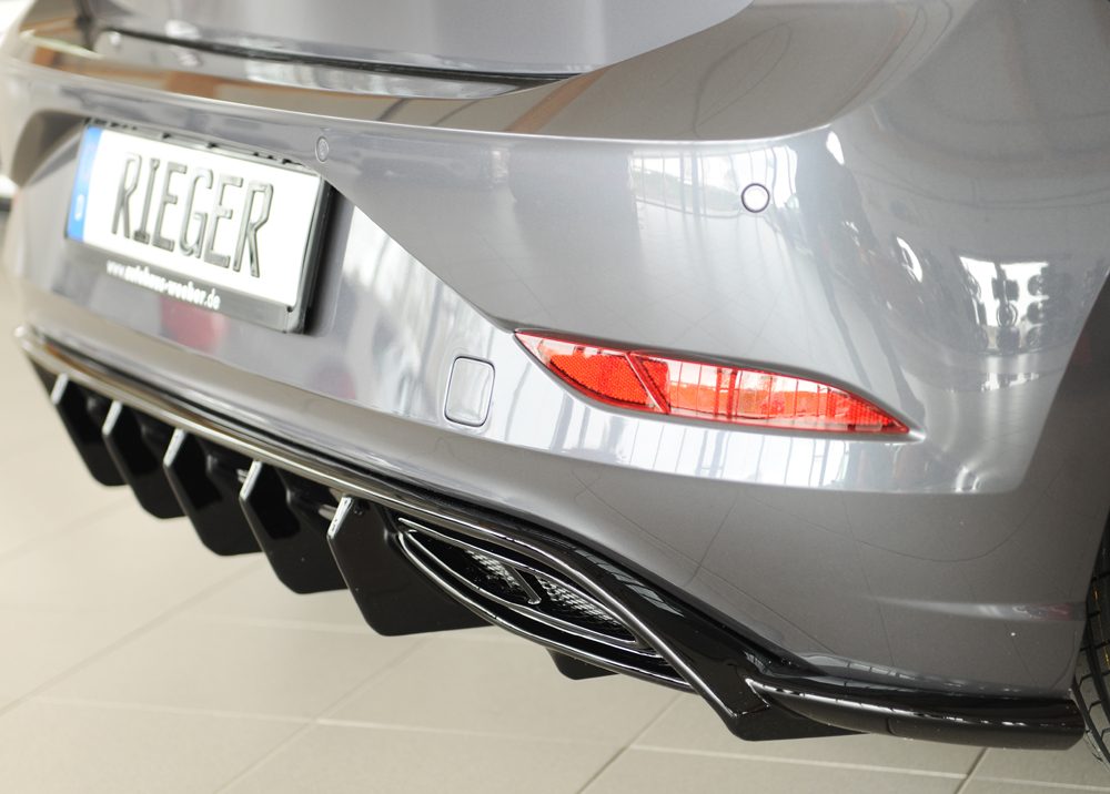 Difusor trasero Rieger para Volkswagen Polo R-Line AW (antes del facelift)