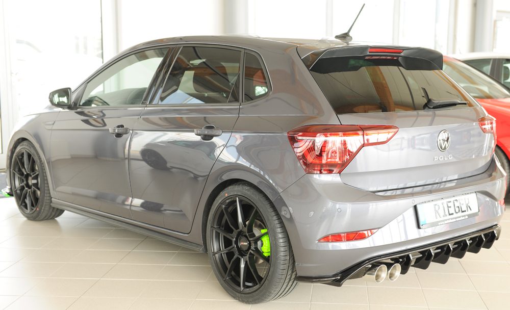 Difusor trasero Rieger para Volkswagen Polo GTI AW (antes del facelift)