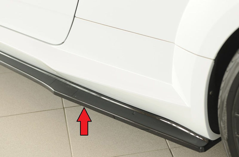 Extensión de talonera Rieger para Audi TT/TTS/TT RS FV – para la talonera RS3 (8V) original (solo Sportback)
