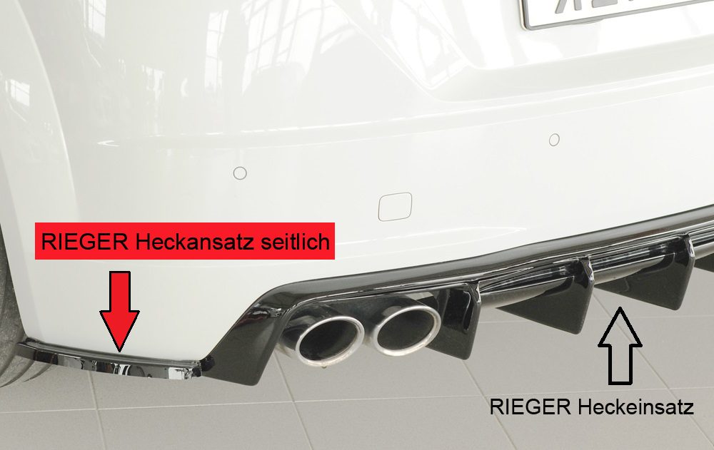 Splitter lateral trasero Rieger para Audi TT/TTS/TT RS FV
