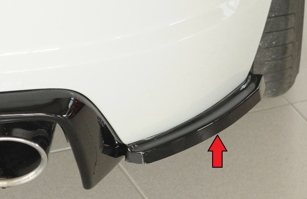 Splitter lateral trasero Rieger para Audi TT/TTS/TT RS FV