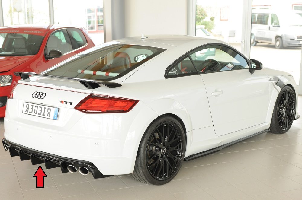 Difusor trasero Rieger para Audi TTS/TT FV