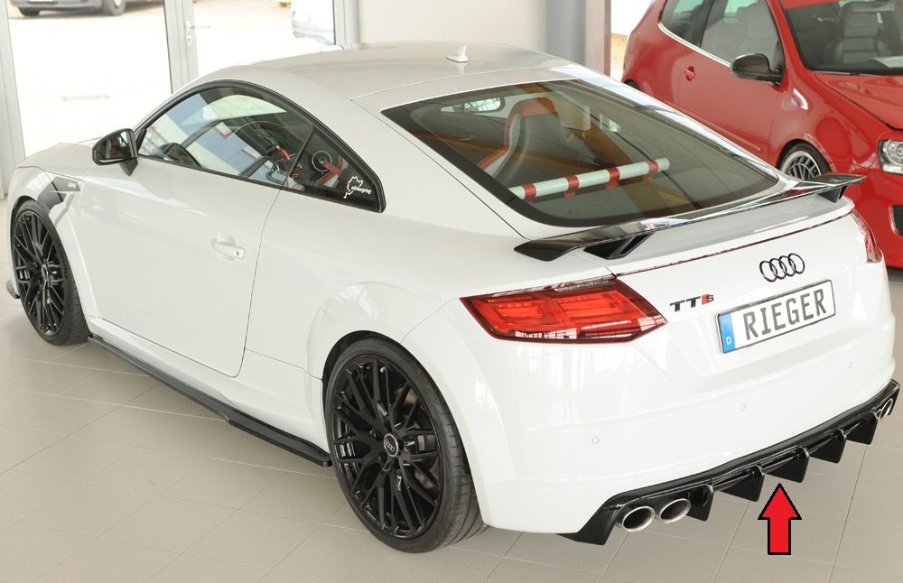 Difusor trasero Rieger para Audi TTS/TT FV