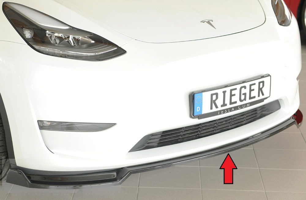 Splitter Rieger para Tesla Model Y (antes del facelift)