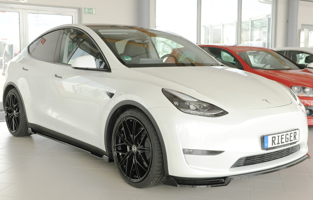 Splitter Rieger para Tesla Model Y (antes del facelift)