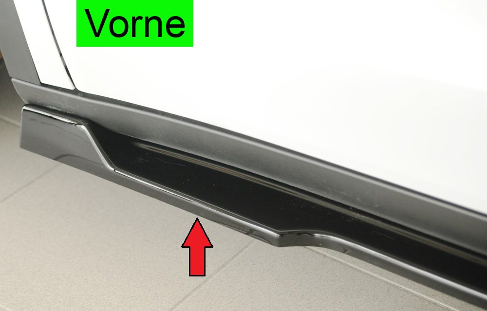 Extensión de talonera Rieger para Tesla Model Y (antes del facelift)