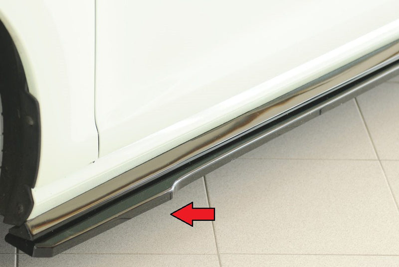 Extensión de talonera (lado izquierdo) Rieger para Volkswagen Golf 7
