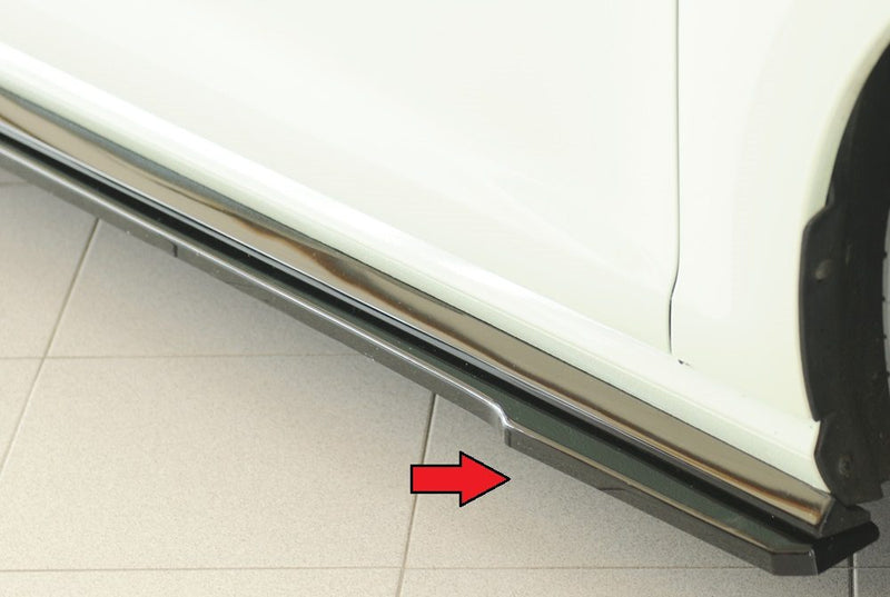 Extensión de talonera (lado derecho) Rieger para Volkswagen Golf 7