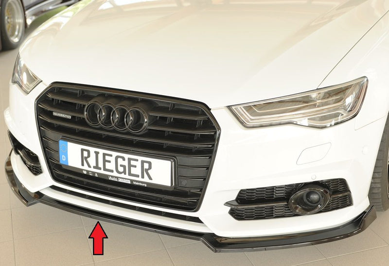 Splitter Rieger para Audi A6/S6 C7 (después del facelift)