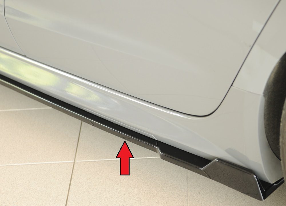 Extensión de talonera Rieger para Audi A6/S6 C7 (después del facelift)
