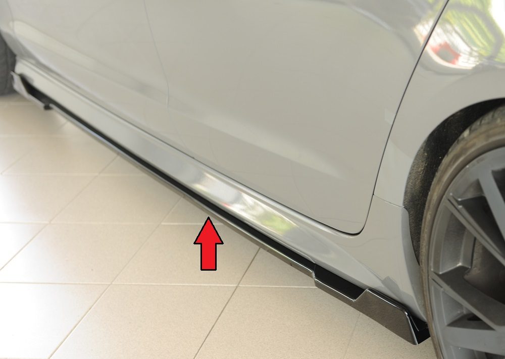 Extensión de talonera Rieger para Audi A6/S6 C7 (después del facelift)