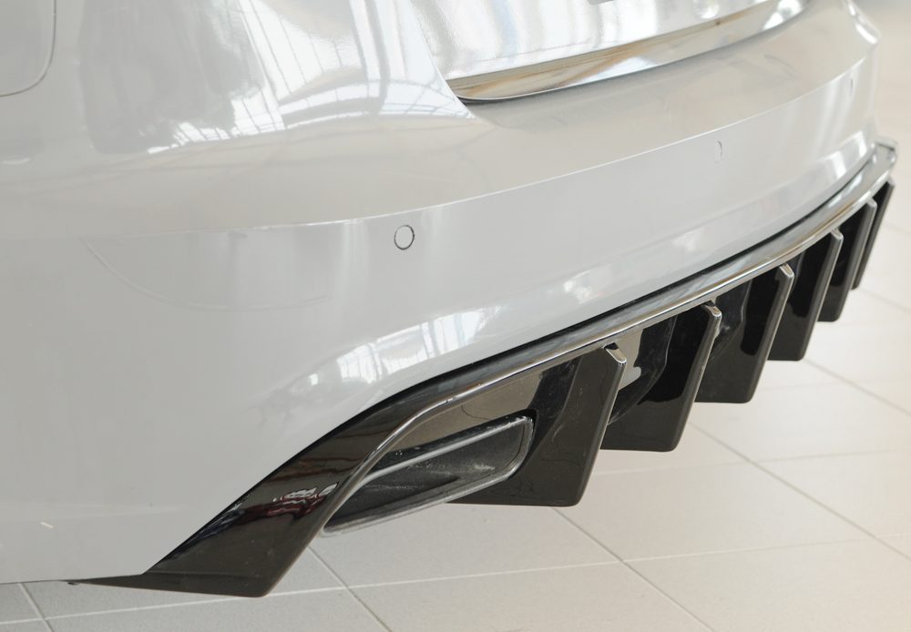 Difusor trasero Rieger para Audi A6 C7 (después del facelift) – para coches sin enganche
