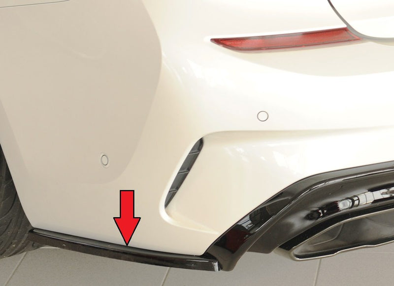 Splitter lateral trasero Rieger para BMW Serie 3 G20/G21 (antes del facelift) – para el difusor trasero Rieger (solo M340i / M340d)