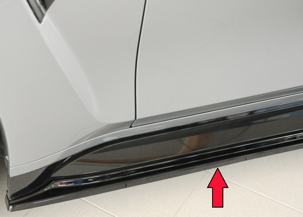 Extensión de talonera Rieger para BMW M3 G80/G81