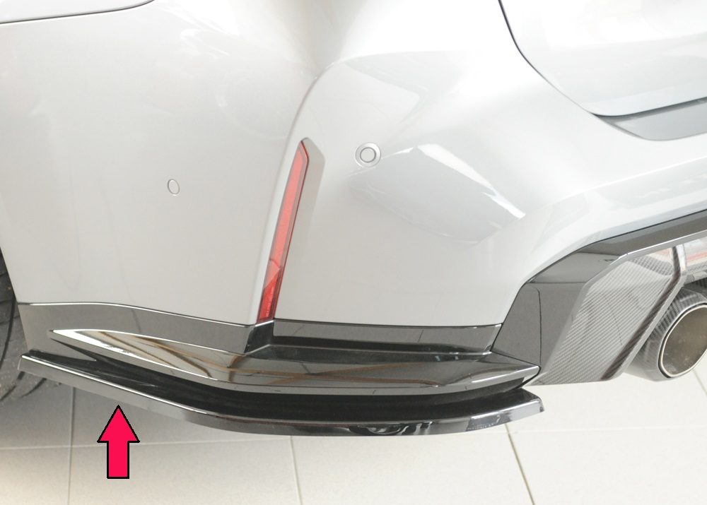 Splitter lateral trasero Rieger para BMW M3 G80/G81