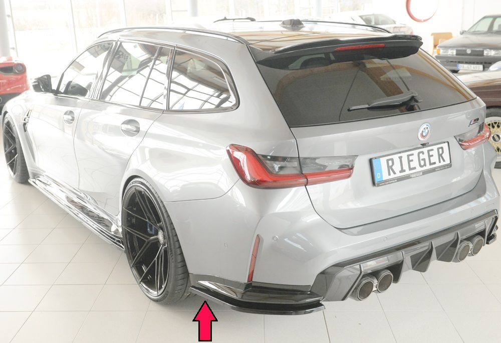 Splitter lateral trasero Rieger para BMW M3 G80/G81