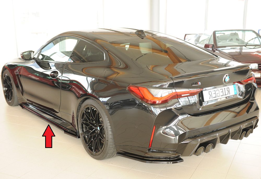 Extensión de talonera Rieger para BMW M4 G82/G83