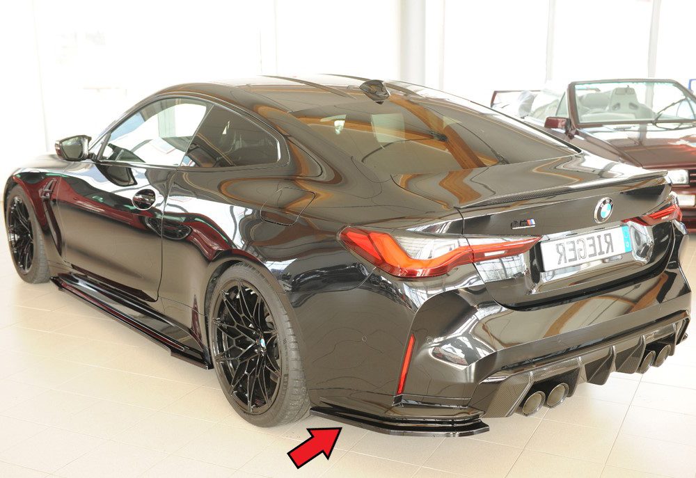 Splitter lateral trasero Rieger para BMW M4 G82/G83