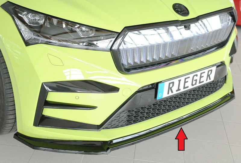 Splitter delantero Rieger para Skoda Enyaq NY (antes del facelift)