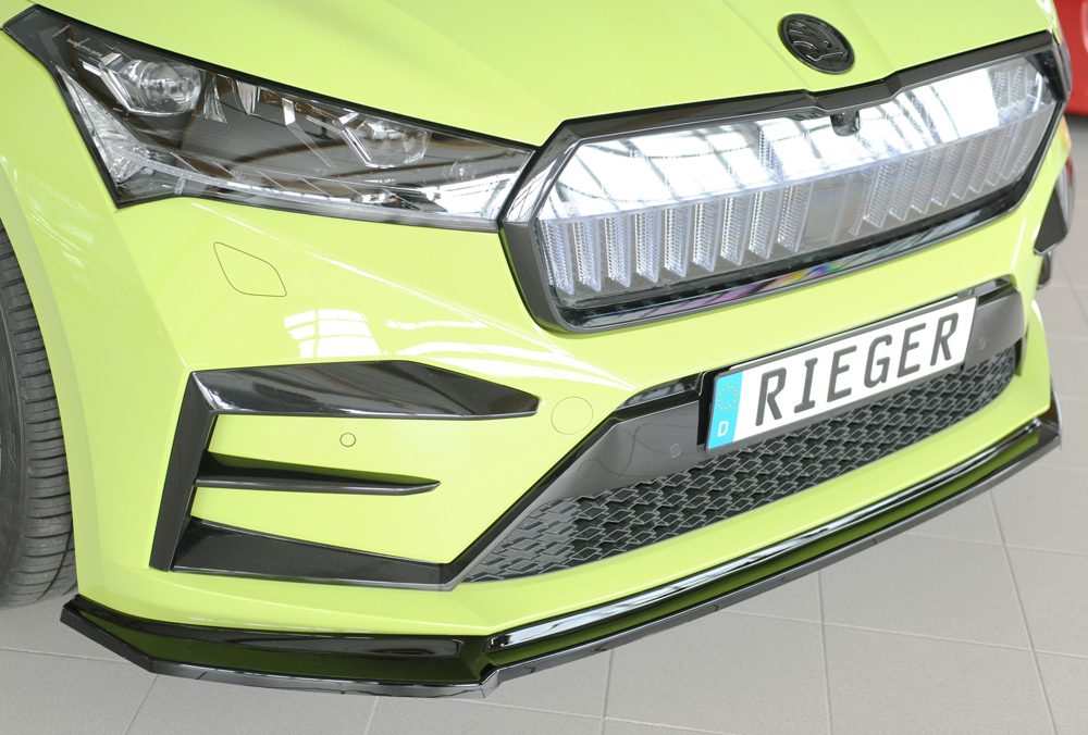 Splitter delantero Rieger para Skoda Enyaq NY (antes del facelift)