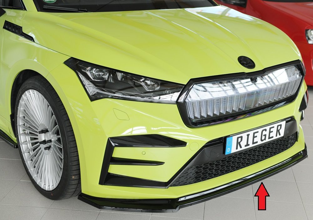 Splitter delantero Rieger para Skoda Enyaq NY (antes del facelift)