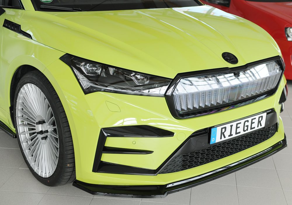 Splitter delantero Rieger para Skoda Enyaq NY (antes del facelift)