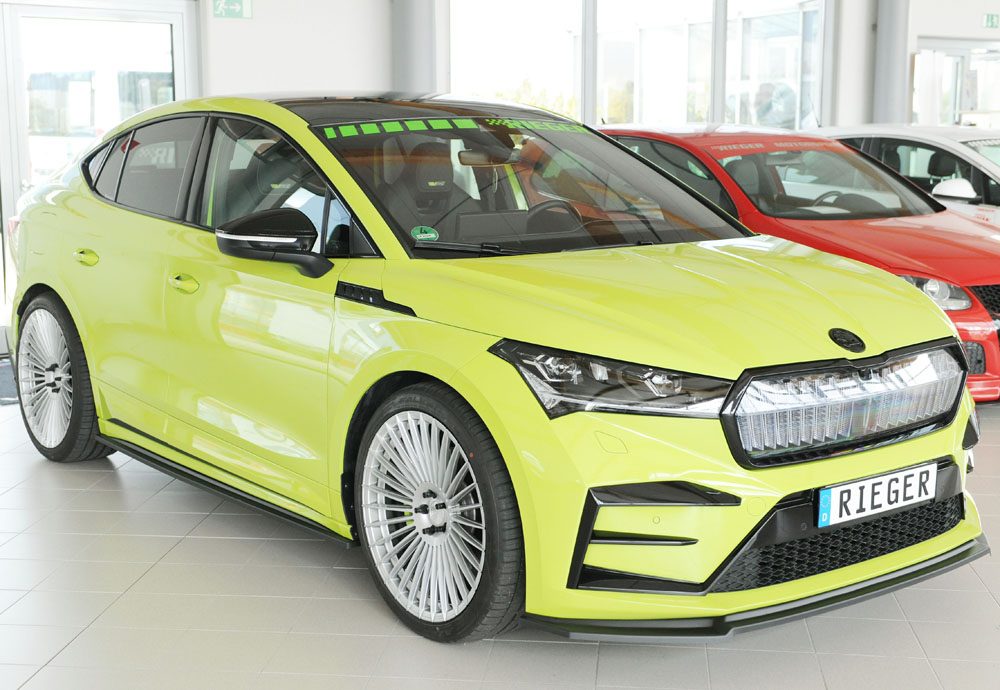 Splitter delantero Rieger para Skoda Enyaq NY (antes del facelift)