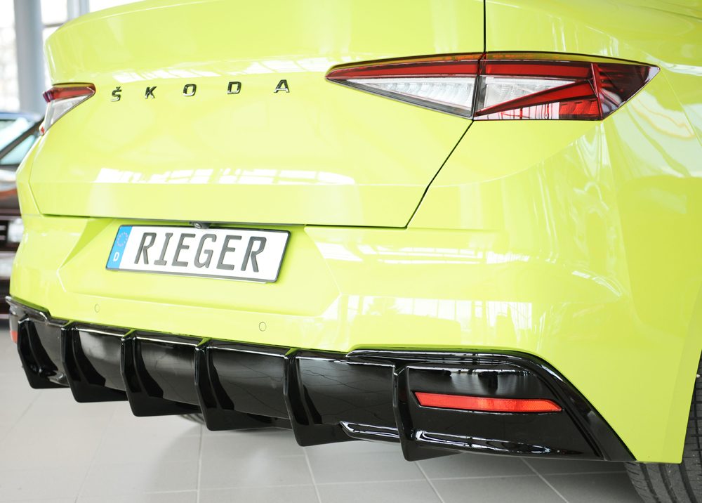 Difusor trasero Rieger para Skoda Enyaq NY – para coches sin enganche