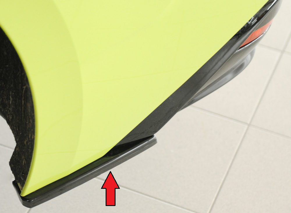 Splitter lateral trasero Rieger para Skoda Enyaq NY