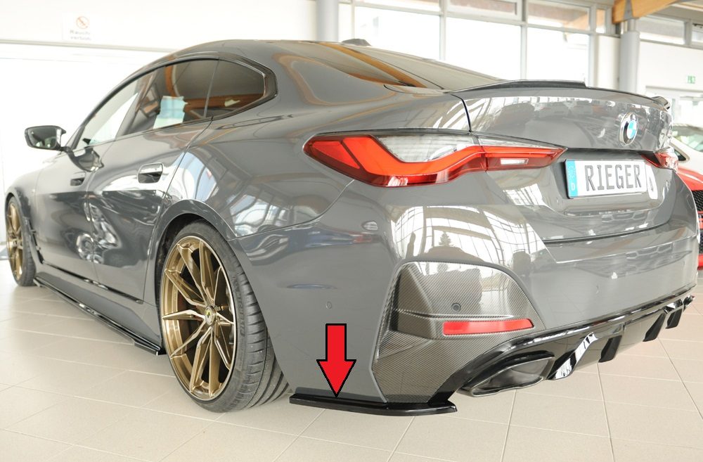 Splitter lateral trasero Rieger para BMW Serie 4/i4 G26
