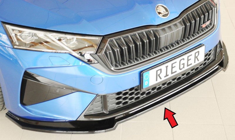 Splitter delantero Rieger para Skoda Octavia RS NX (después del facelift)