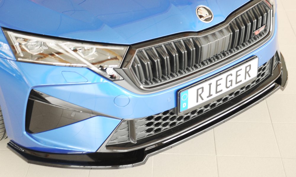Splitter delantero Rieger para Skoda Octavia RS NX (después del facelift)