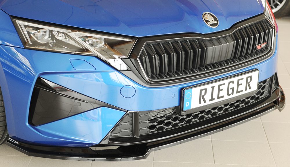 Splitter delantero Rieger para Skoda Octavia RS NX (después del facelift)