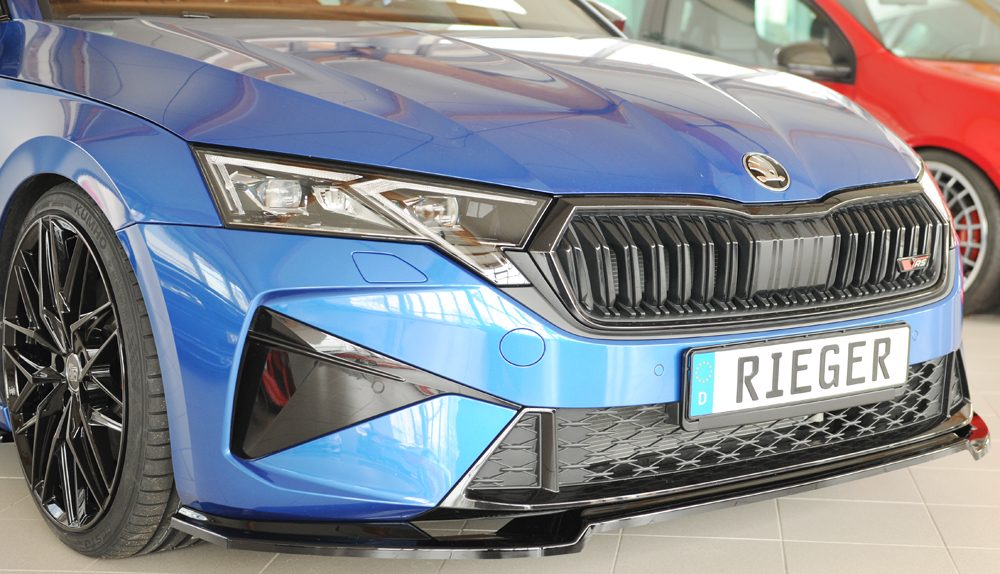 Splitter delantero Rieger para Skoda Octavia RS NX (después del facelift)