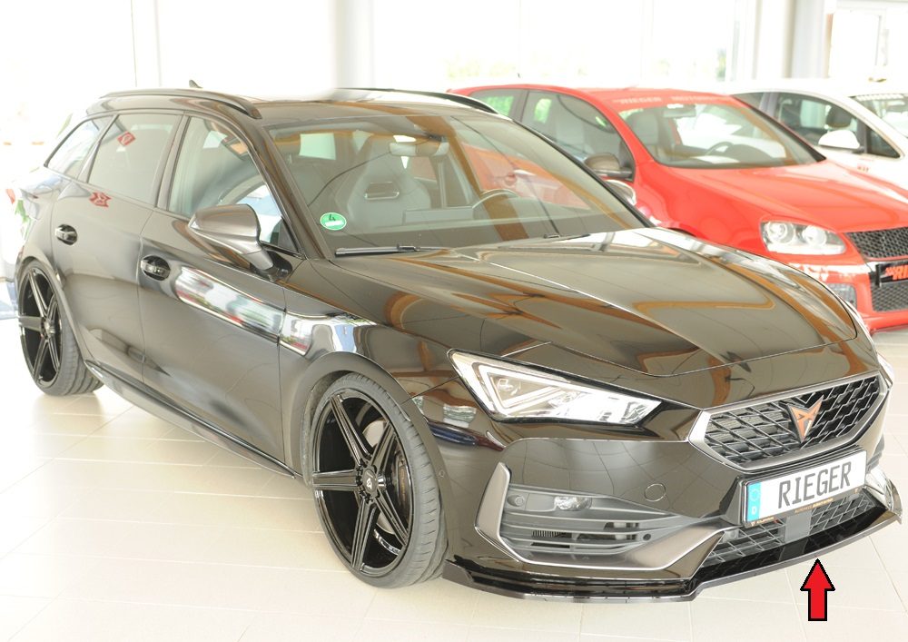 Splitter delantero Rieger para Cupra Leon KL (antes del facelift)