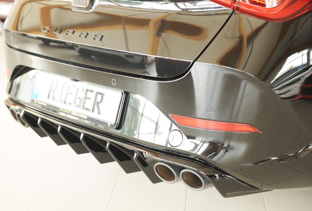 Difusor trasero Rieger para Cupra Leon KL – para coches sin enganche