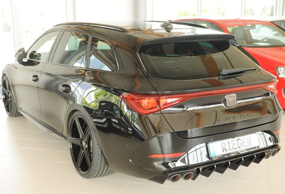 Difusor trasero Rieger para Cupra Leon KL – para coches sin enganche