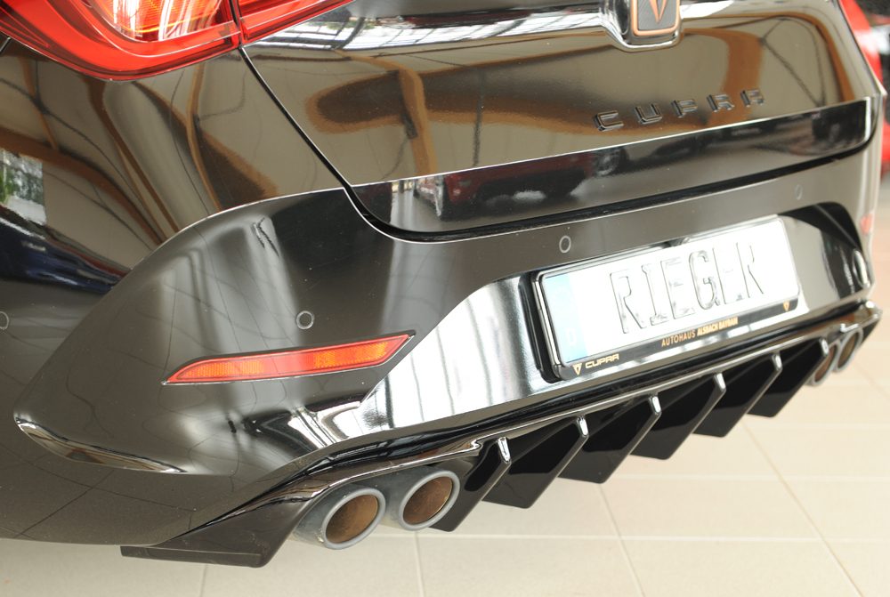 Difusor trasero Rieger para Cupra Leon KL – para coches sin enganche